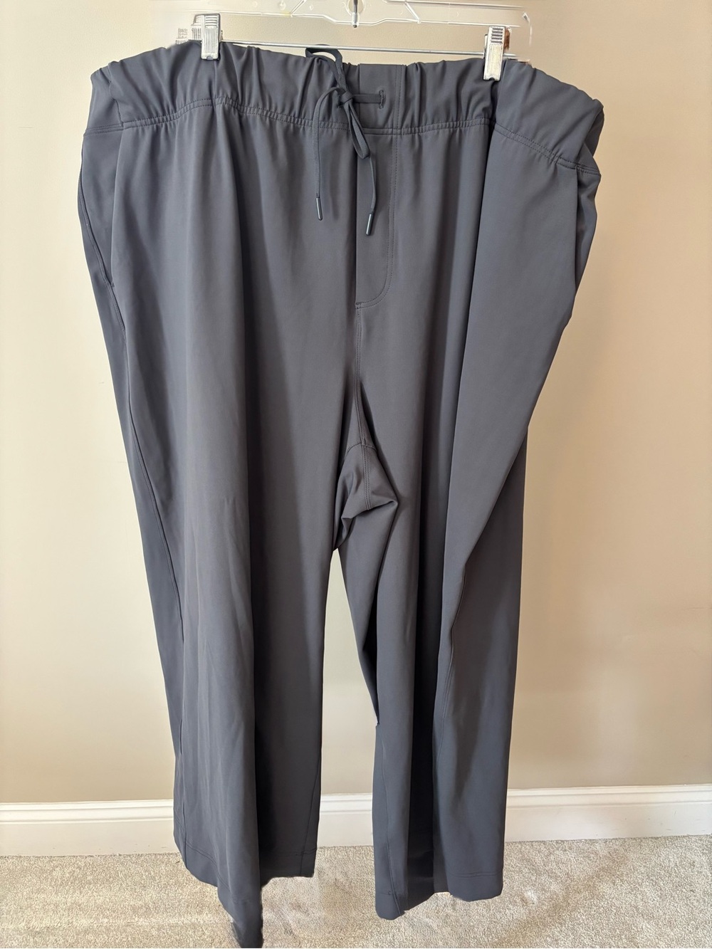 Lane Bryant Charcoal Gray Drawstring Jogger Pants